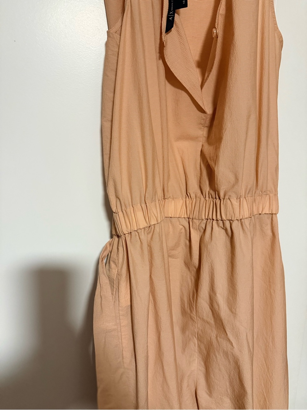 Armani Exchange romper Dress with Branded Metal Tag